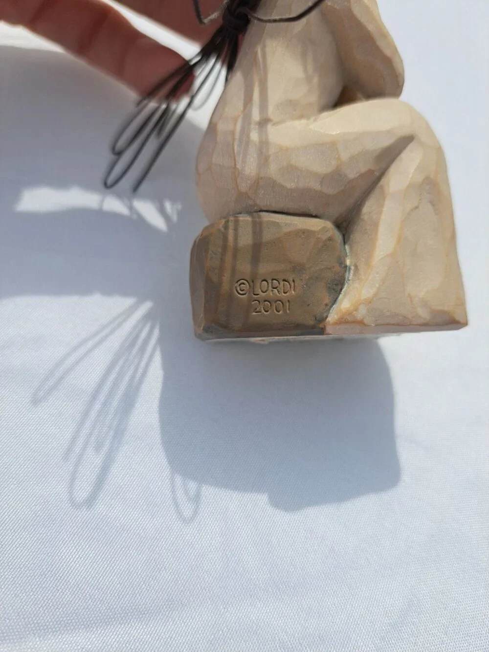 Willow Tree Angel Of Caring Figurine Susan Lordi Box Demdaco Hand-Painted Resin - Picture 9 of 10